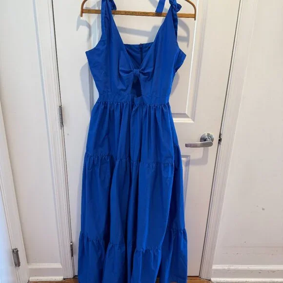 Elegant Blue Maxi Dress - Picture 7 of 7